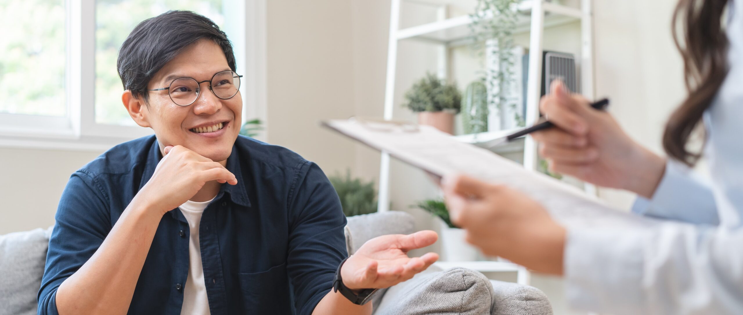 a man discusses starting Suboxone with his doctor.